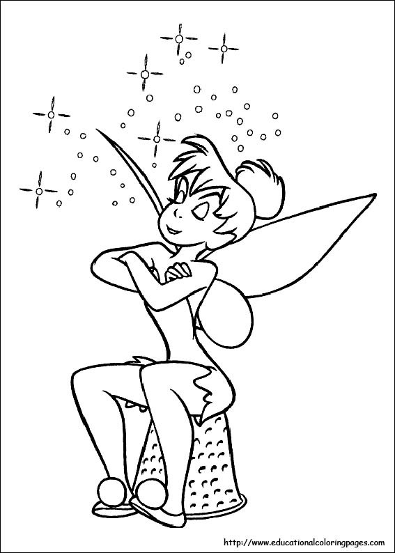 Tinkerbell Coloring Pages For Girls
 Tinkerbell Coloring Pages For Kids