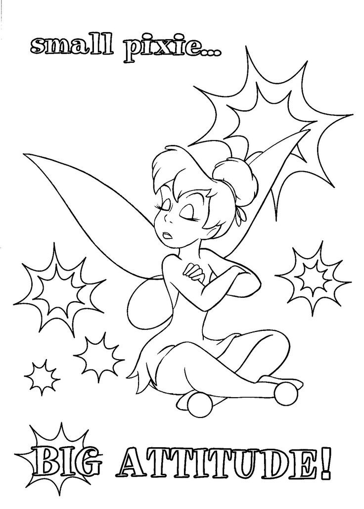 Tinkerbell Coloring Pages For Girls
 99 best TinkerBell Coloring Pages images on Pinterest