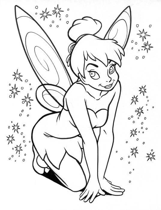 Tinkerbell Coloring Pages For Girls
 tinker bell color pages printable