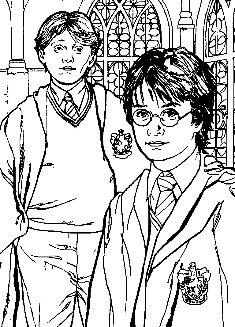 Toddler 0-5 Coloring Pages
 Harry y Ron