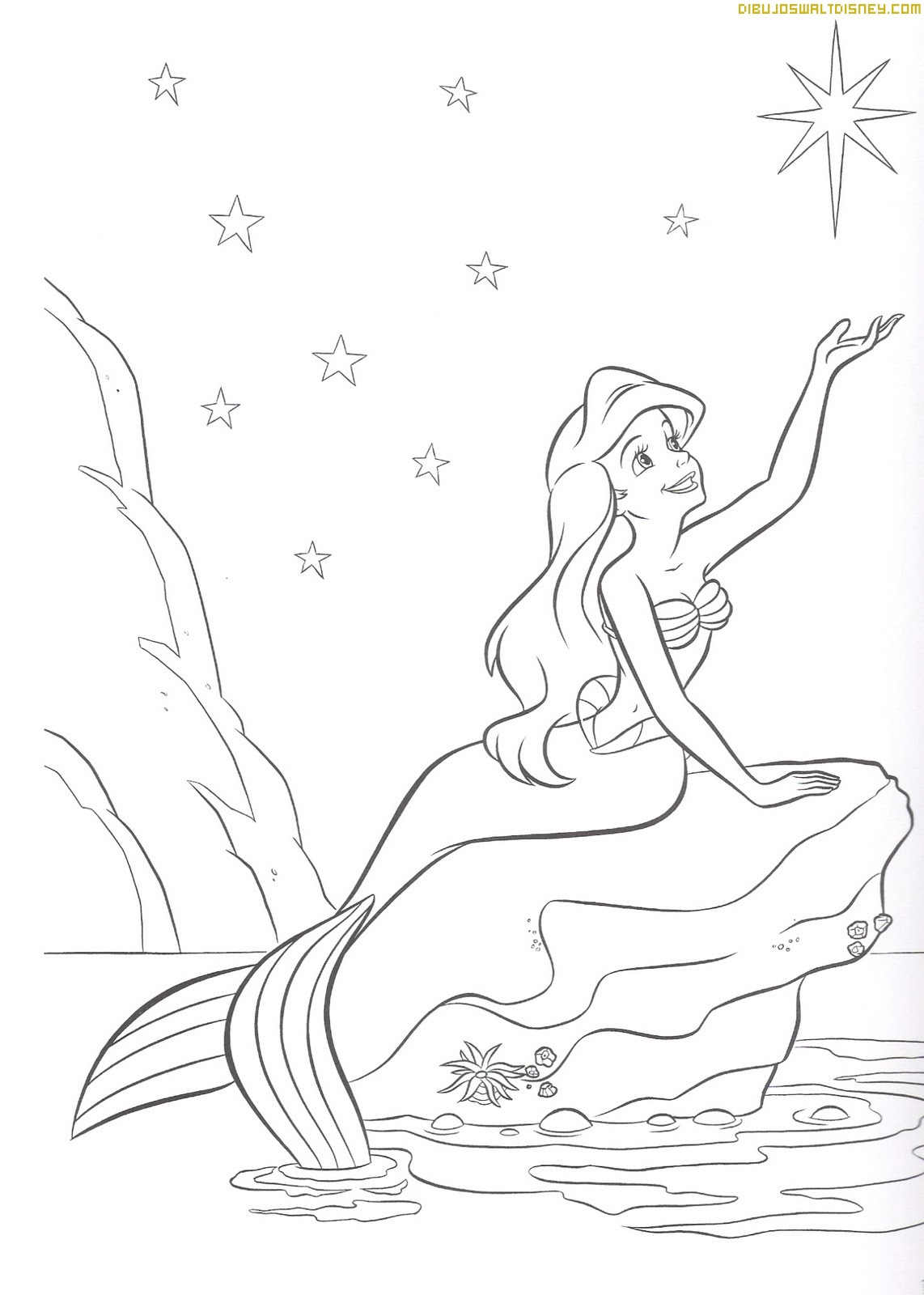 Toddler 0-5 Coloring Pages
 Gran cambio de la princesa Ariel