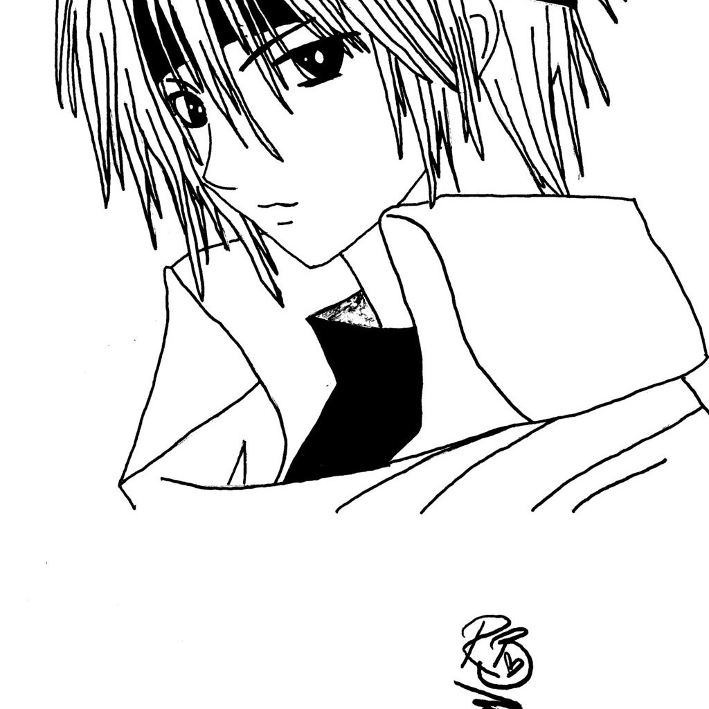 Toddler 0-5 Coloring Pages
 Anime Boy Coloring Pages
