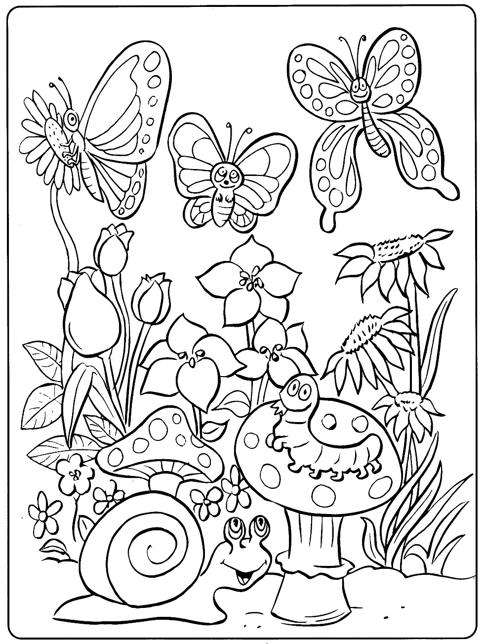 Toddler Animal Coloring Pages
 Toddler Coloring Pages