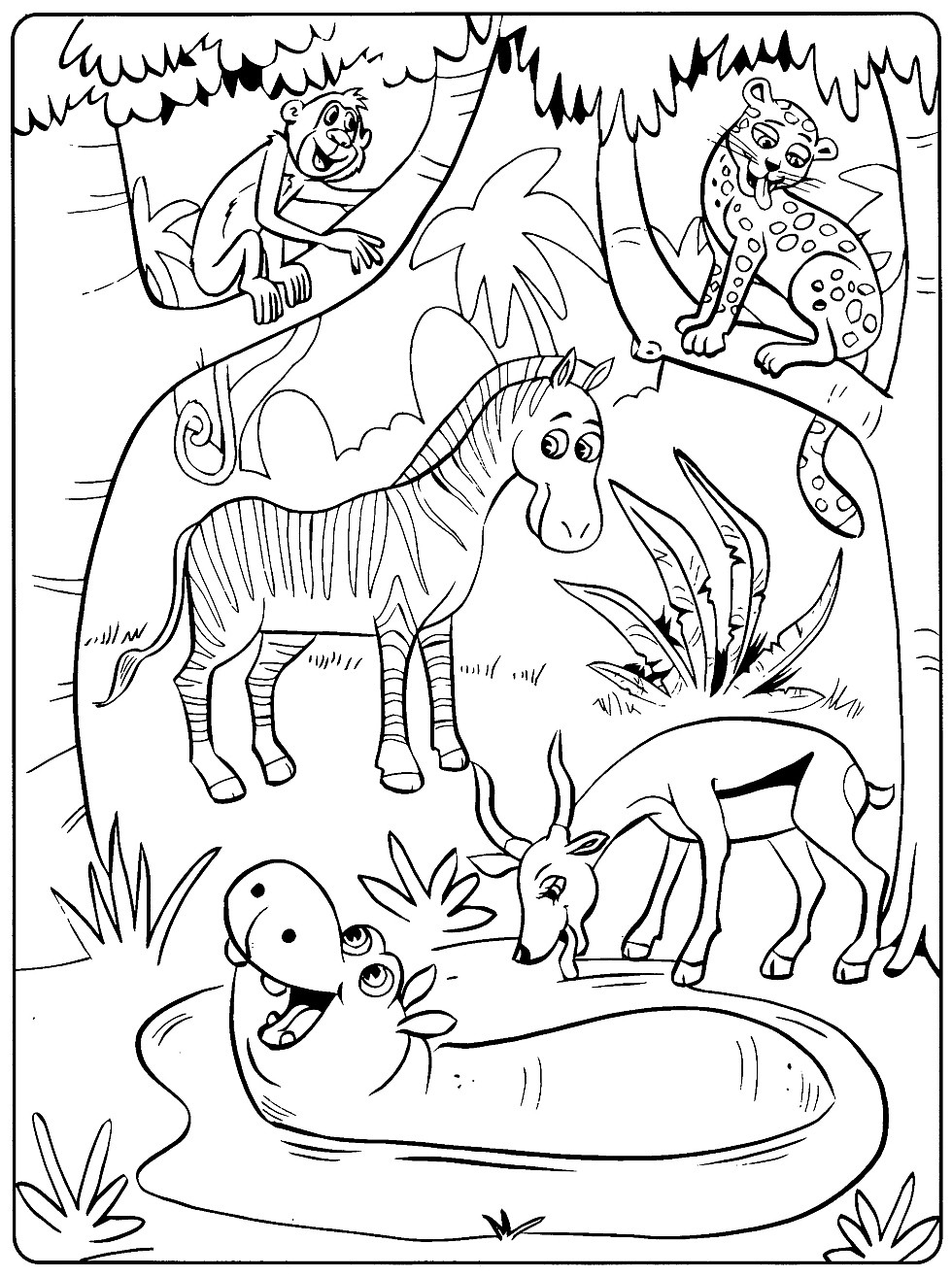 Toddler Animal Coloring Pages
 Toddler Coloring Pages