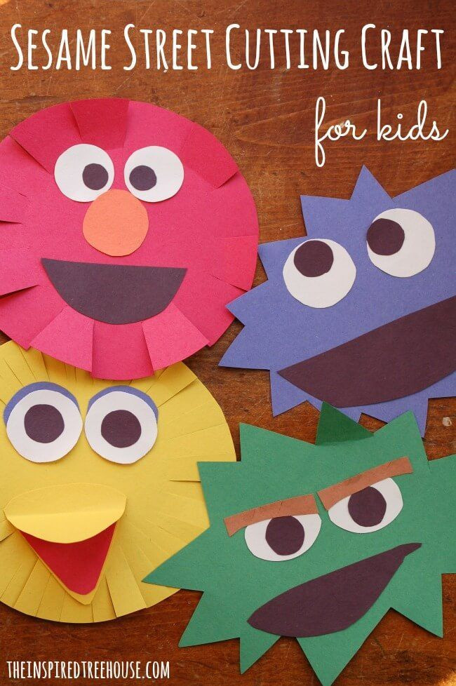 Toddler Art And Craft Ideas
 SIMPLE SESAME STREET CRAFT FOR KIDS