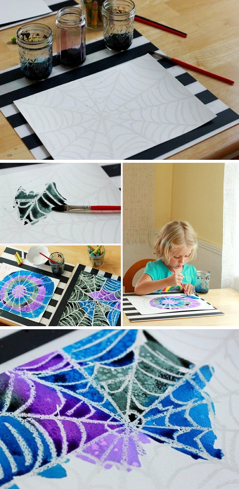 Toddler Art And Craft Ideas
 Spider Web Art Project A Simple and Beautiful