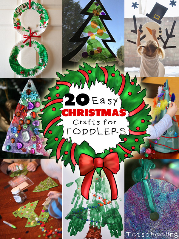 Toddler Christmas Craft Ideas
 20 Easy Christmas Crafts for Toddlers