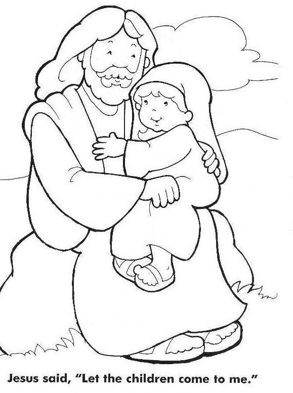 Toddler Coloring Pages Jesus
 Jesus Loves The Little Children Coloring Page