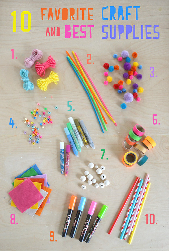 Toddler Craft Supplies
 My 10 Favorite Craft Supplies for Kids ARTBAR