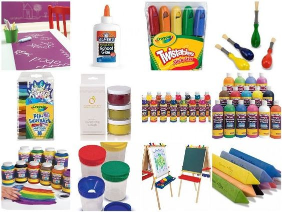 Toddler Craft Supplies
 For Crayons 11 Great Art Materials for Toddlers