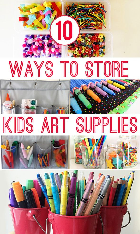 Toddler Craft Supplies
 10 Ways to Store Kids Art Materials Ikea Hacks
