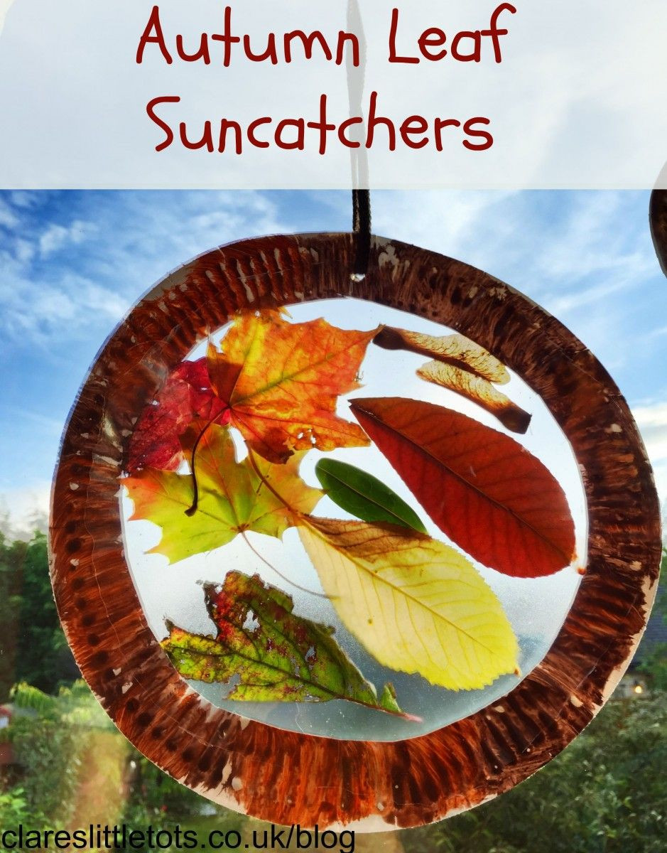 Toddler Fall Craft Ideas
 Autumn Leaf Suncatchers