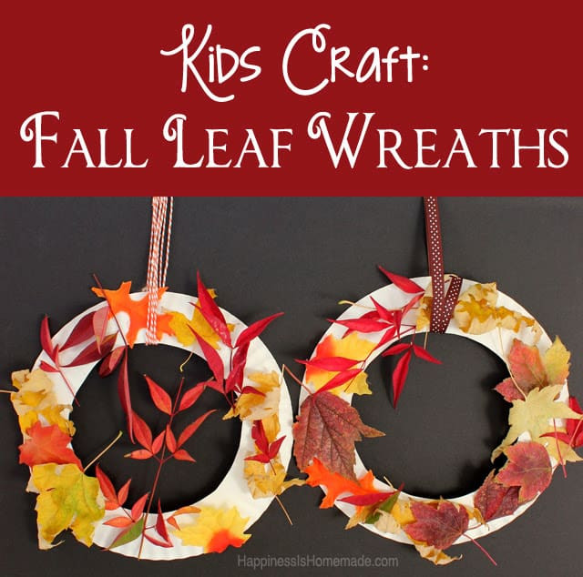 Toddler Fall Craft Ideas
 Kids Craft Fall Leaf Wreath