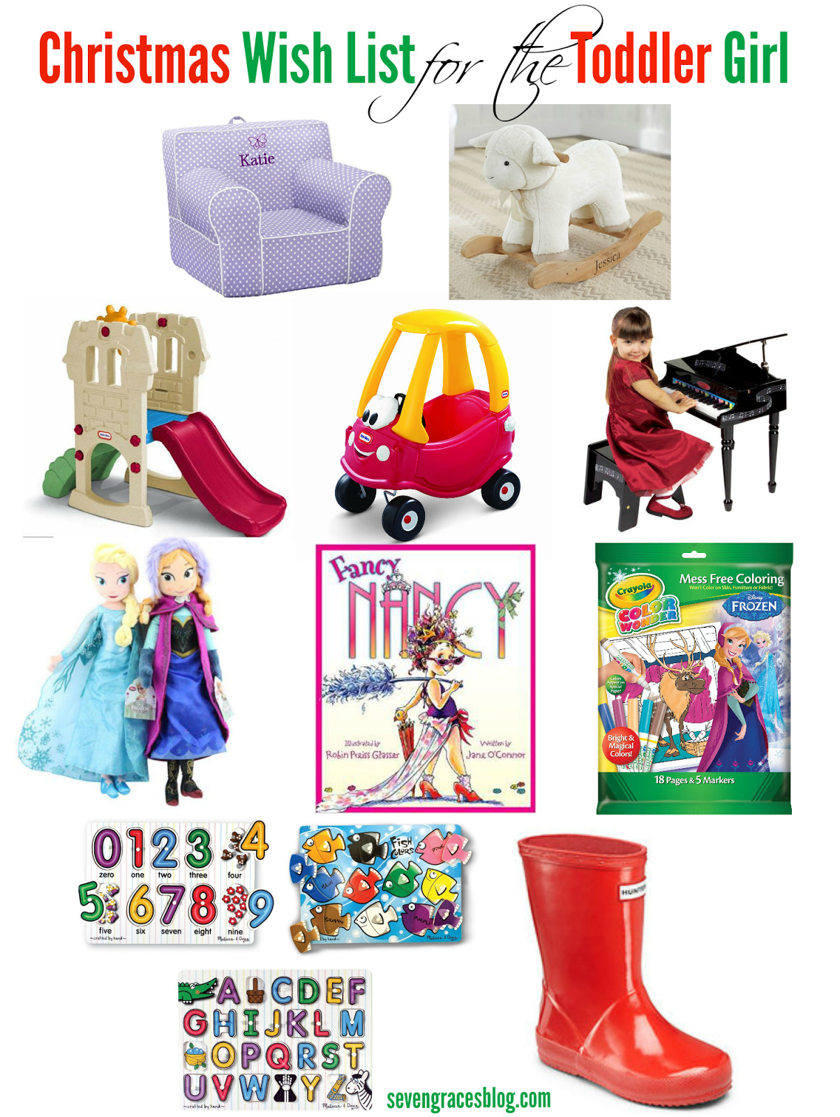 Toddler Girls Gift Ideas
 Christmas Wish List for the Toddler Seven Graces