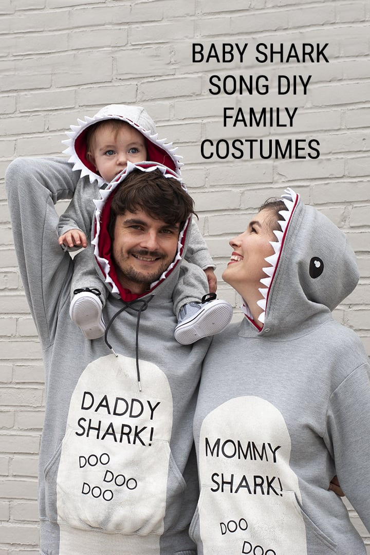 Toddler Halloween Costumes DIY
 Baby Shark Song Costume DIY Family Halloween Costumes