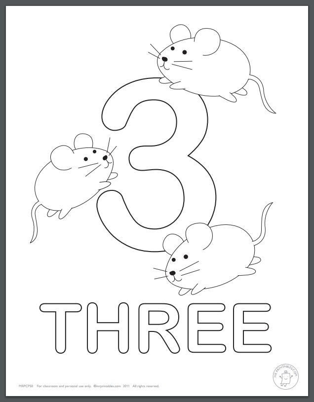 Toddler Learn Numbers Coloring Pages
 Learning Numbers Coloring Pages for Kids