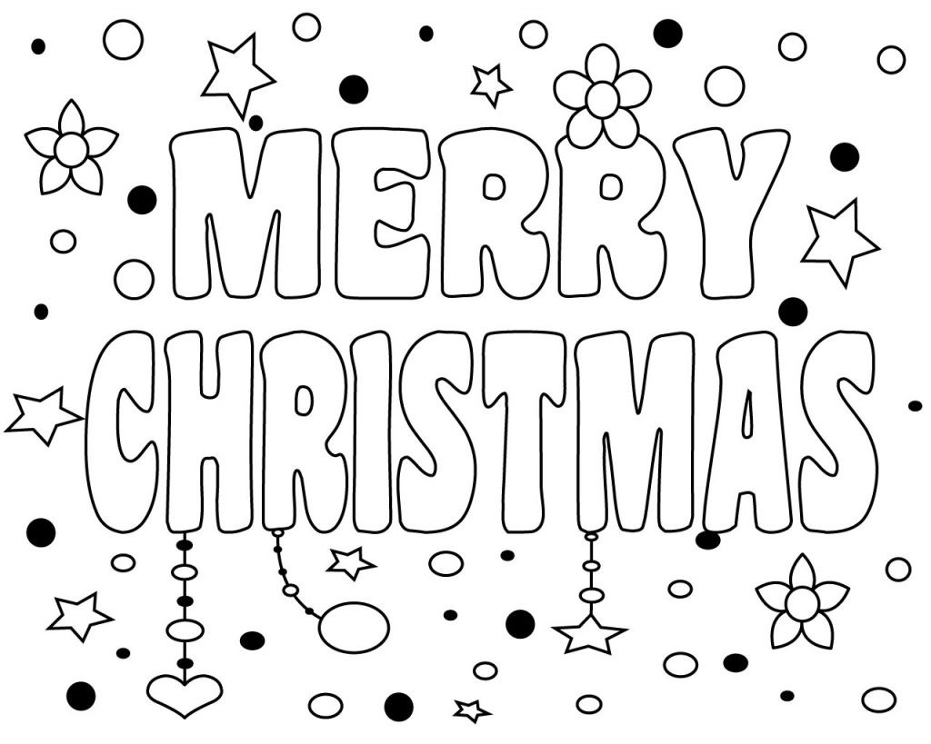 Toddler Merry Christmas 2018 Coloring Pages
 Free Printable Merry Christmas Coloring Pages For Kids