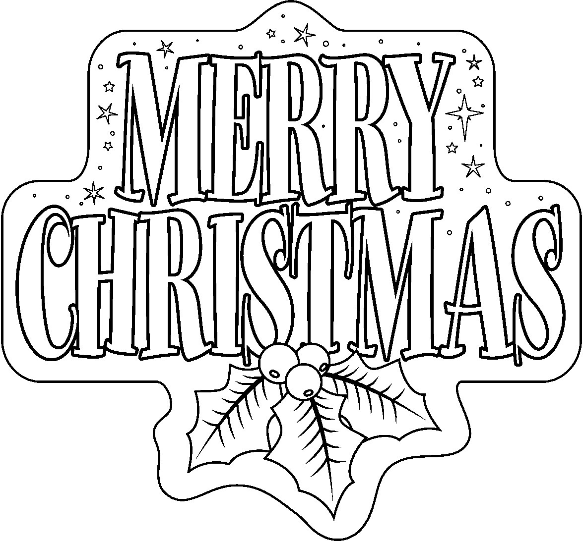 Toddler Merry Christmas 2018 Coloring Pages
 Free Printable Merry Christmas Coloring Pages