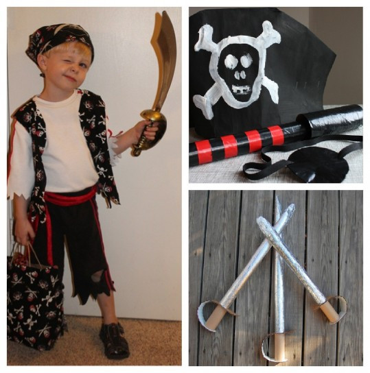 Toddler Pirate Costume DIY
 VESTITI E COSTUMI DI CARNEVALE PER BAMBINI TANTE IDEE E