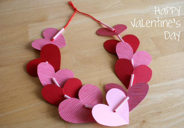 Toddler Valentine Craft Ideas
 Preschool Crafts for Kids Valentine s Day Heart Necklace
