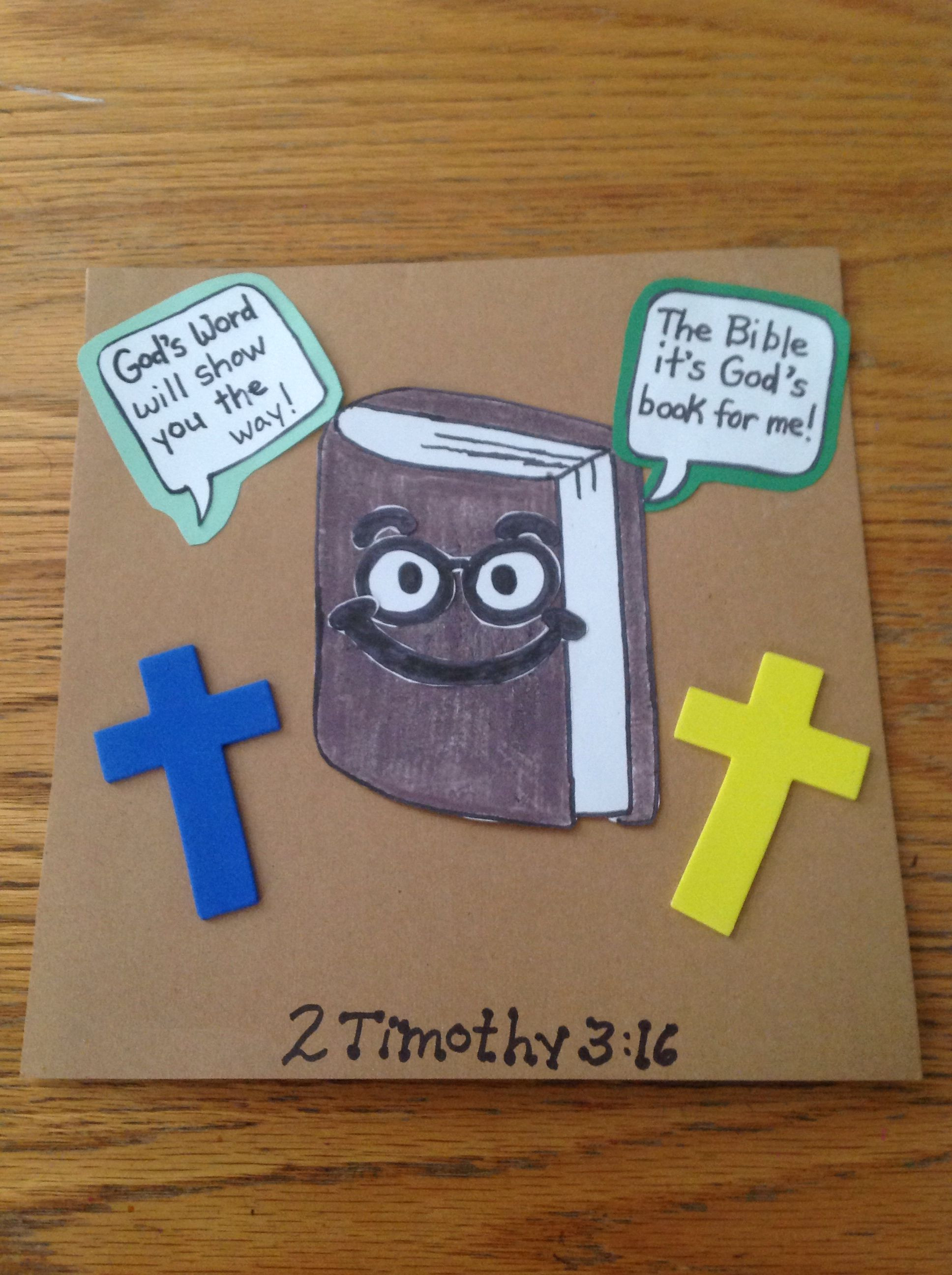 Toddlers Bible Crafts
 God s Word Bible Craft for Kids
