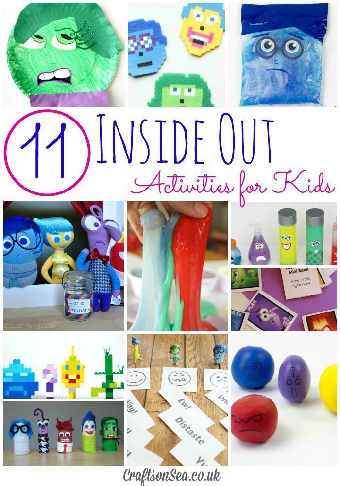 Toddlers Craft Activities
 Inside Out Activities for Kids