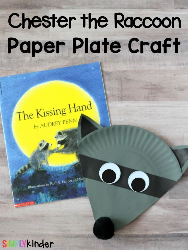 Toddlers Craft Activities
 Chester the Raccoon Paper Plate Craft