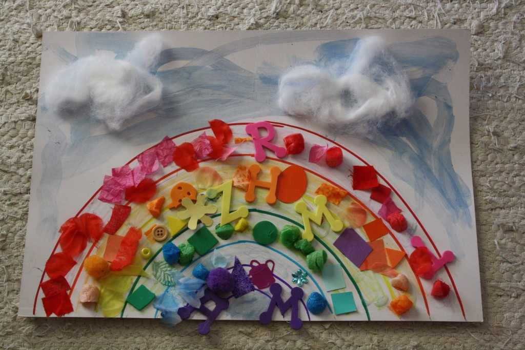 Toddlers Craft Activities
 Rainbow Collage