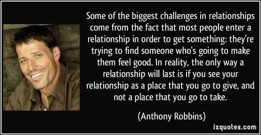 Tony Robbins Quotes On Relationships
 Tony Robbins Quotes QuotesGram