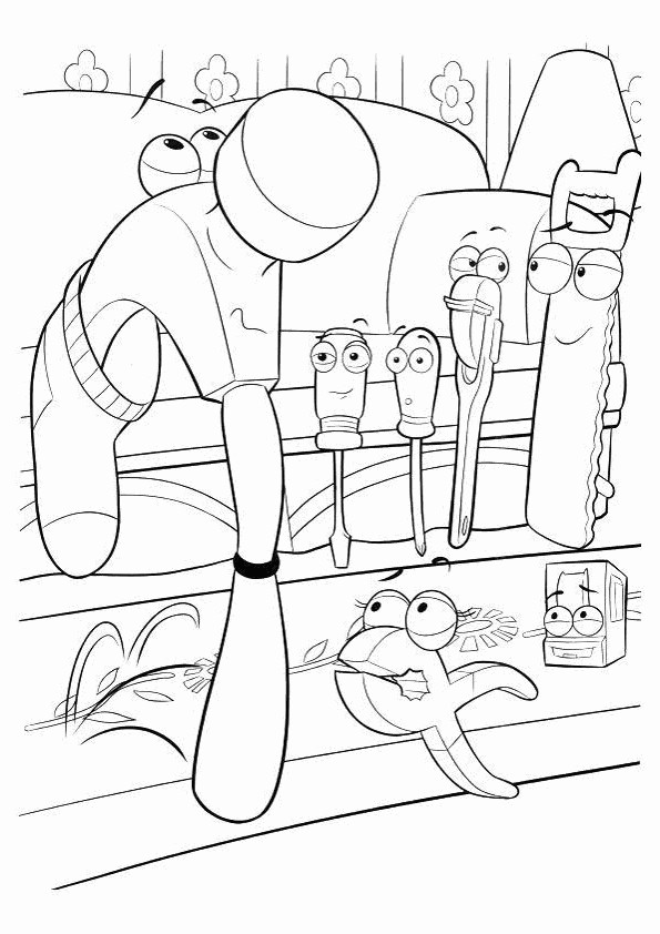 Tools Coloring Pages
 Handy Manny Tools Coloring Pages Coloring Home