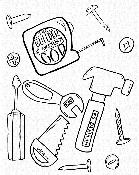 Tools Coloring Pages
 Best 25 Bible coloring pages ideas on Pinterest