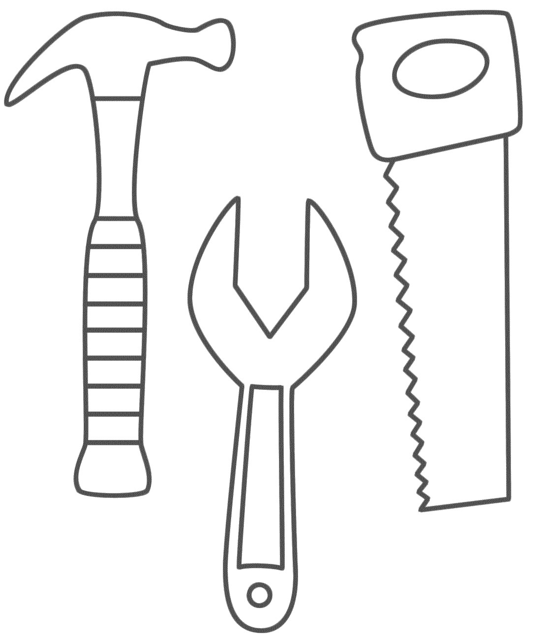 Tools Coloring Pages
 coloring page Preschool Building