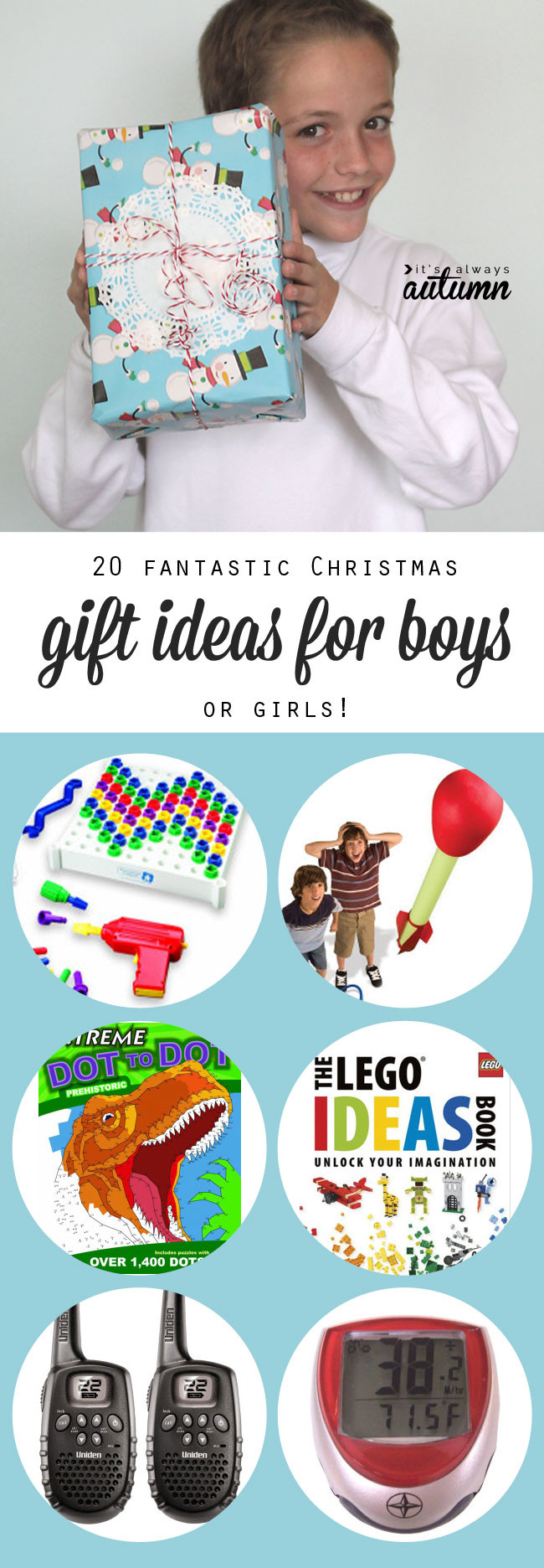 Top Gift Ideas For Boys
 20 best Christmas t ideas for boys It s Always Autumn