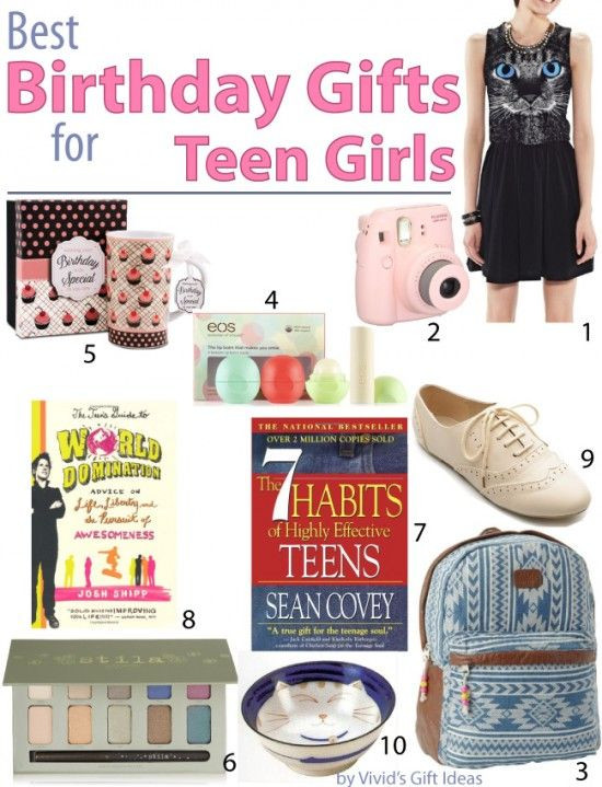 Top Gift Ideas For Girls
 Best Birthday Gift Ideas for Teen Girls
