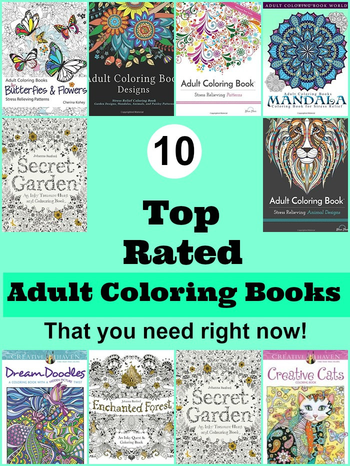 Top Rated Adult Coloring Books
 Top Adult Coloring Books