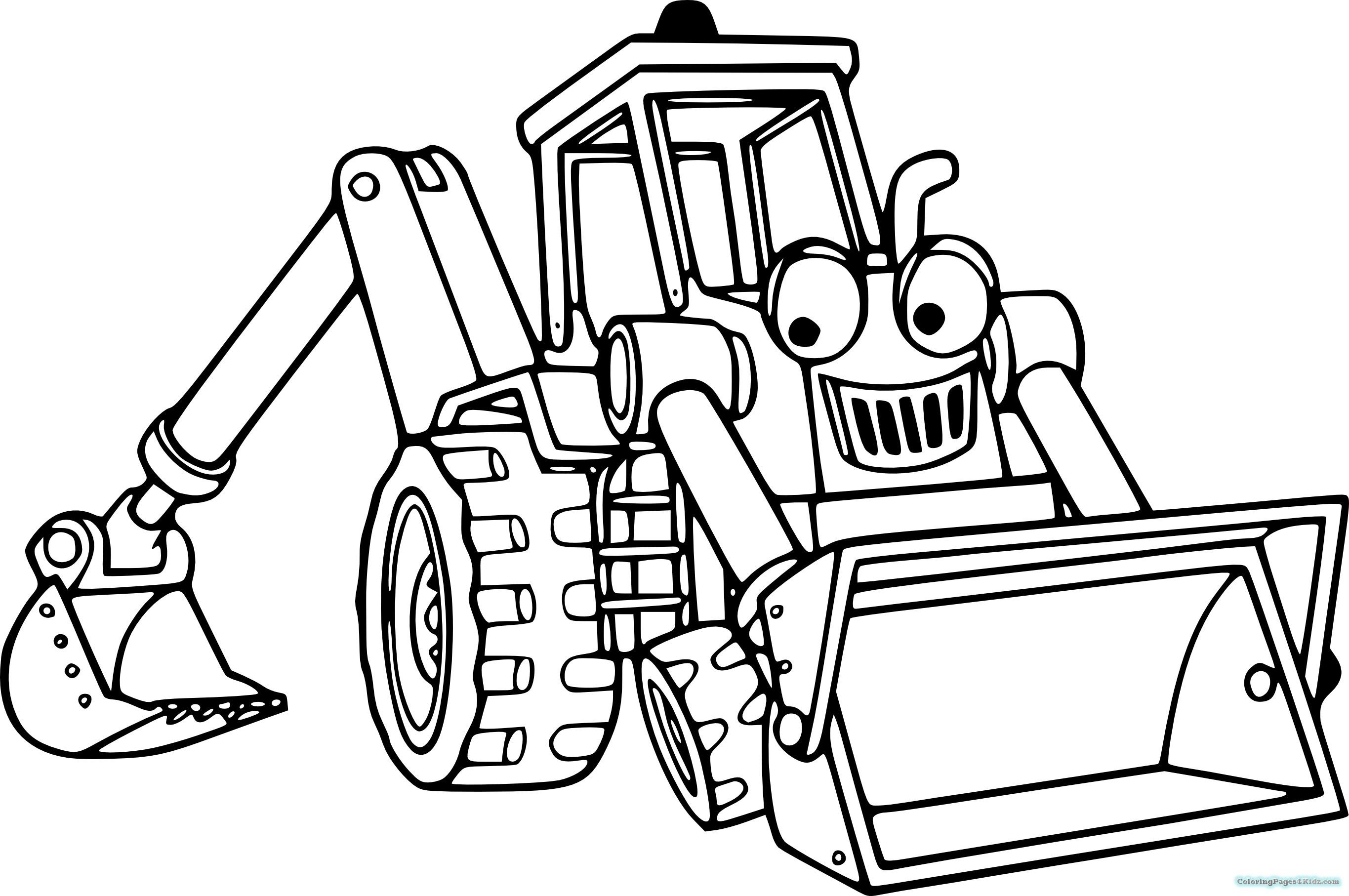 Tractor Coloring Pages
 Johnny Tractor Free Coloring Pages