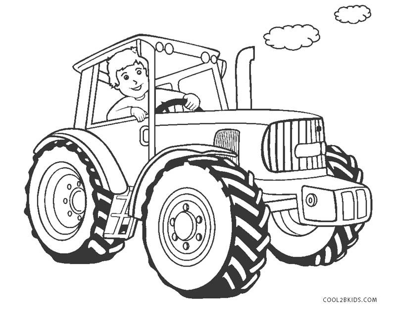 Tractor Coloring Pages
 Free Printable Tractor Coloring Pages For Kids