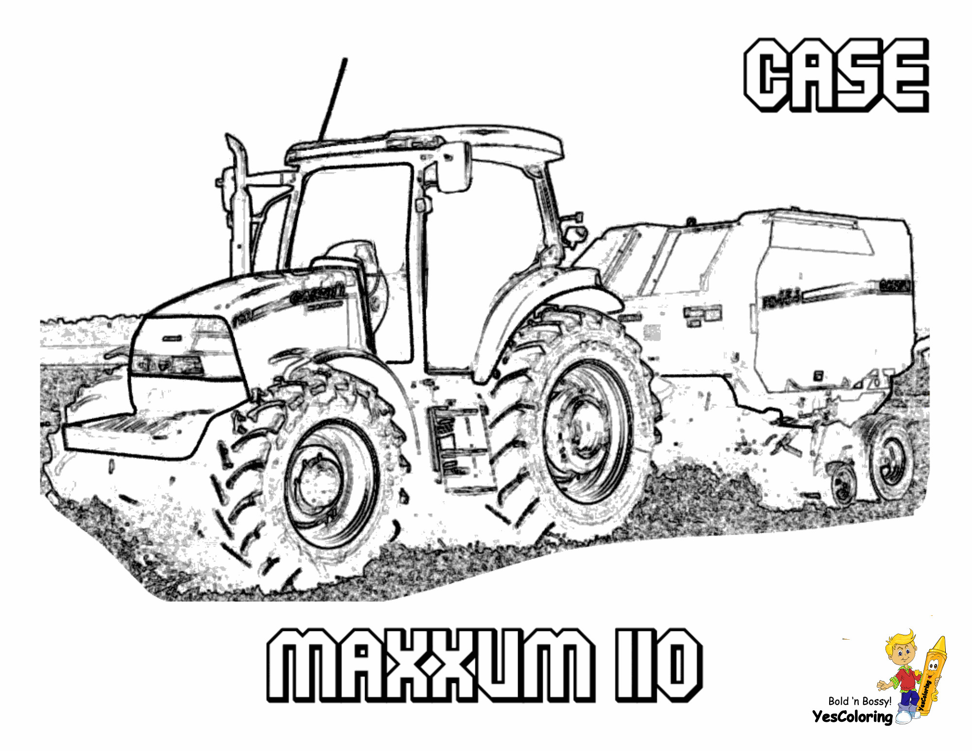 Tractor Coloring Pages For Toddlers
 Rugged Tractor Coloring Pages YesColoring