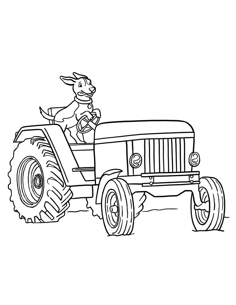 Tractor Coloring Pages For Toddlers
 Free Printable Tractor Coloring Pages For Kids
