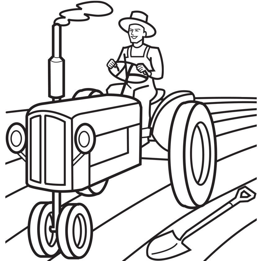 Tractor Coloring Pages For Toddlers
 John Deere Tractor Coloring Pages Coloring Home