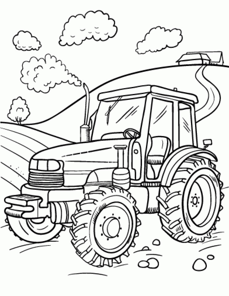 Tractor Coloring Pages
 20 Free Printable Tractor Coloring Pages