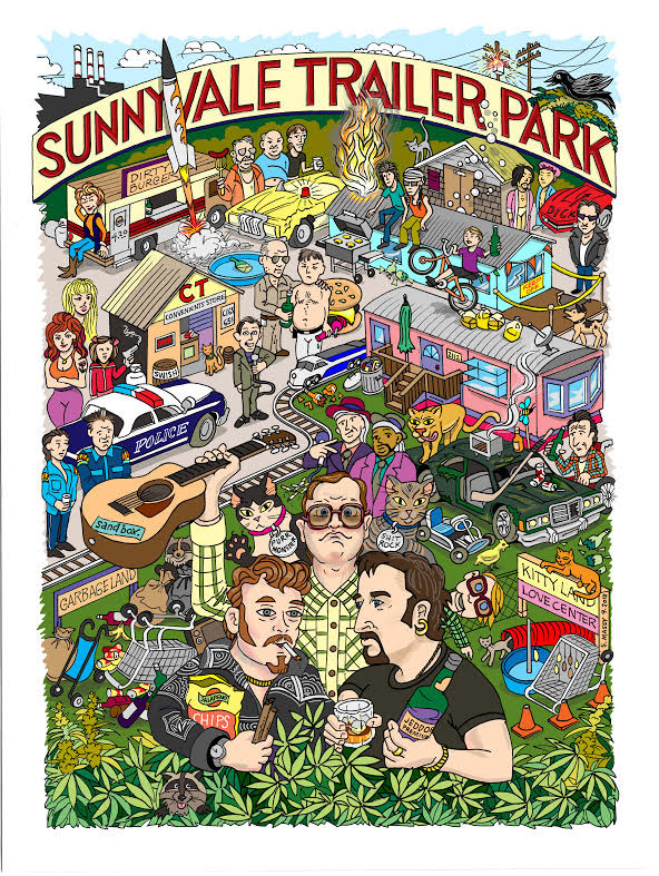 Trailer Park Boys Coloring Pages
 Sylvia Massy Illustrations