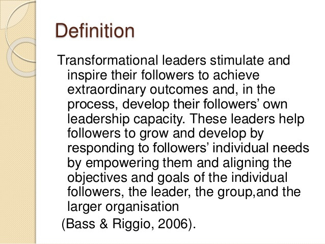 Transformational Leadership Quotes
 Transformational leadership