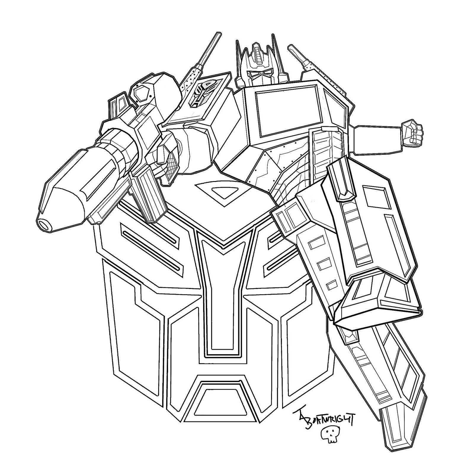 Transformer Coloring Book
 Free Printable Transformers Coloring Pages For Kids