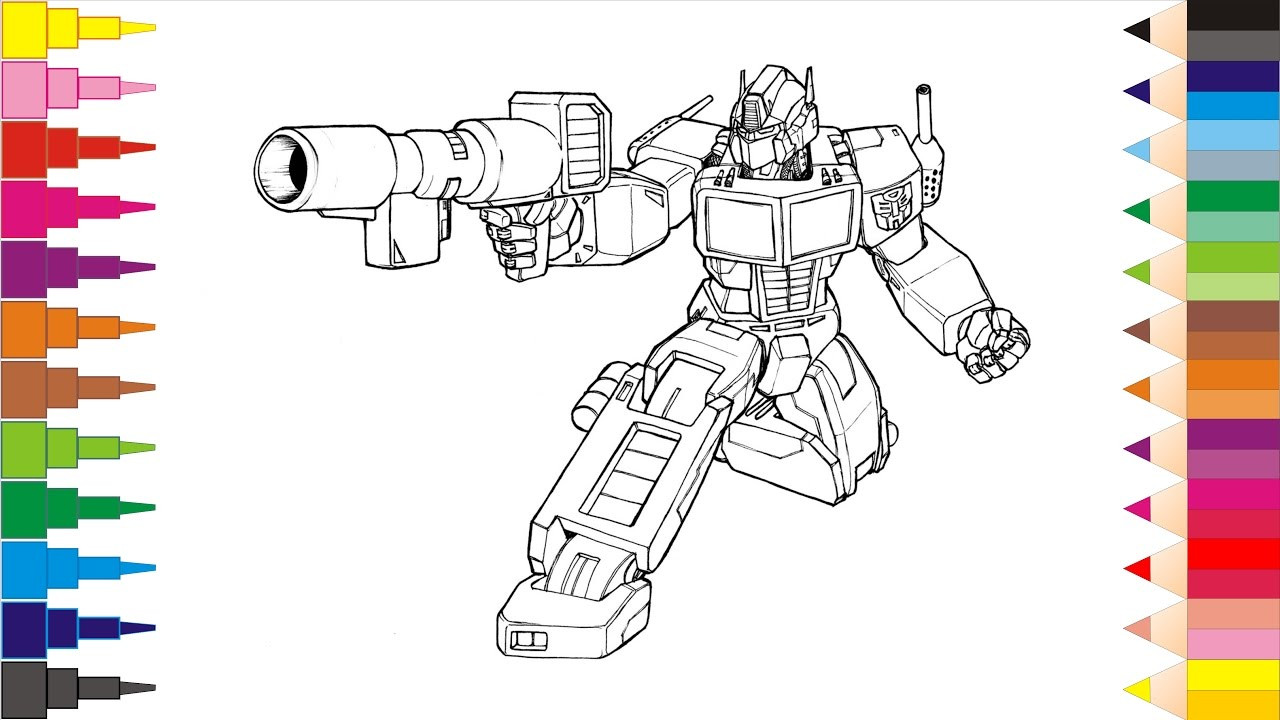 Transformer Coloring Book
 Coloring Pages Transformers Coloring Book Videos for
