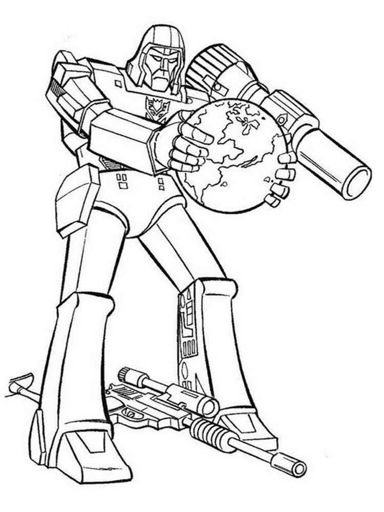 Transformers Coloring Pages For Boys
 Decepticon coloring pages Free Printable Decepticon