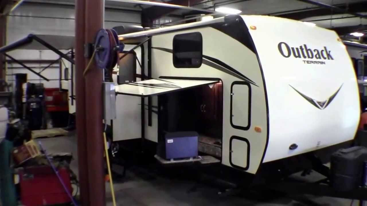 Travel Trailers With Outdoor Kitchens
 2014 Keystone Outback Terrain 260TRS Bunk House Travel