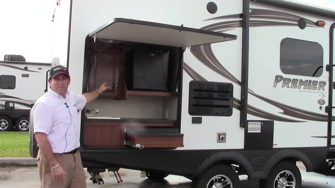 Travel Trailers With Outdoor Kitchens
 New 2014 Keystone Premier Ultra Lite 22RB Travel Trailer