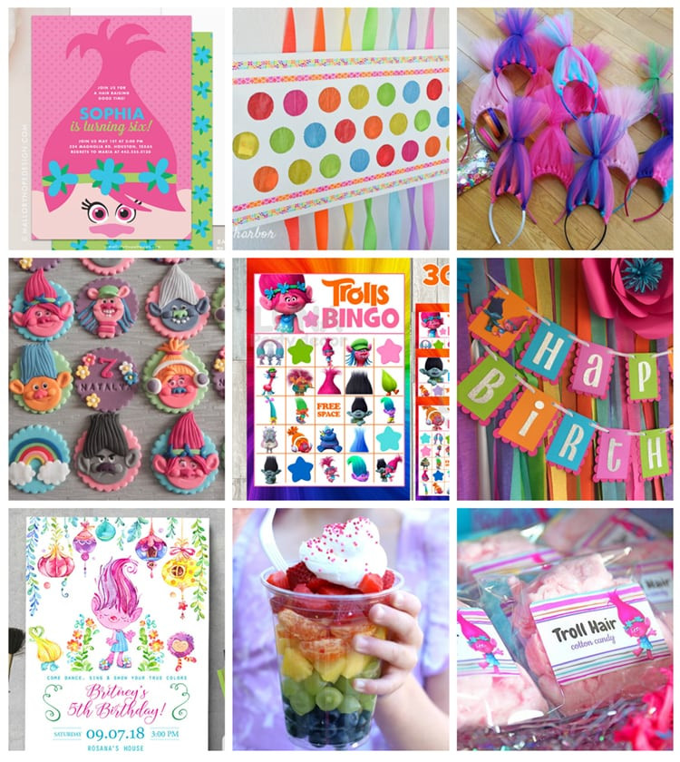 Troll Birthday Party Ideas
 The Best Trolls Birthday Party Ideas Happiness is Homemade