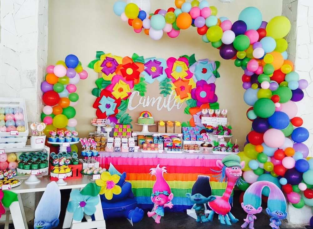 Trolls Party Ideas For Girl
 Trolls Party Birthday Party Ideas in 2019
